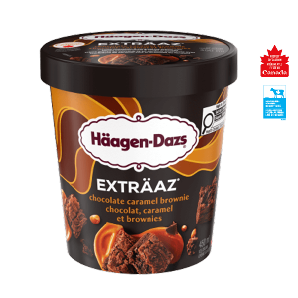 Haagen-Dazs Extraaz Chocolate Caramel Brownie Ice Cream 8x450ml