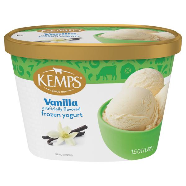 Kemps Vanilla Frozen Yoghurt 3x48Oz (1.4L)