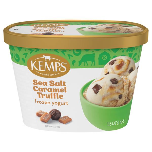 Kemps Sea Salt Caramel Truffle Frozen Yoghurt 3x48Oz (1.4L)