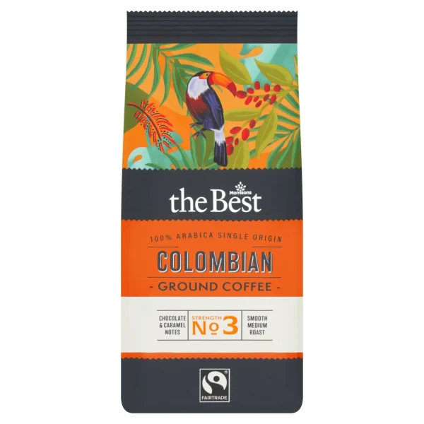 Morrisons The Best Colombian Roasted Ground Coffee 6x227g