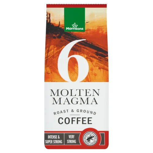 Morrisons Molten Magma Roast Ground Coffee 6x227g