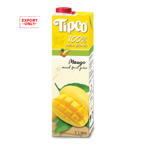 Tipco 100% Mango & Mixed Fruit Juice 12x1L