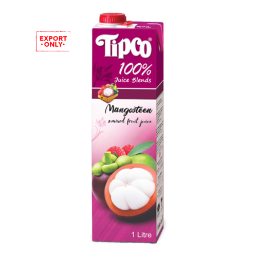 Tipco 100% Mangosteen & Mixed Fruit Juice 12x1L