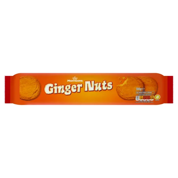 Morrisons Ginger Nuts Biscuits 18x300g