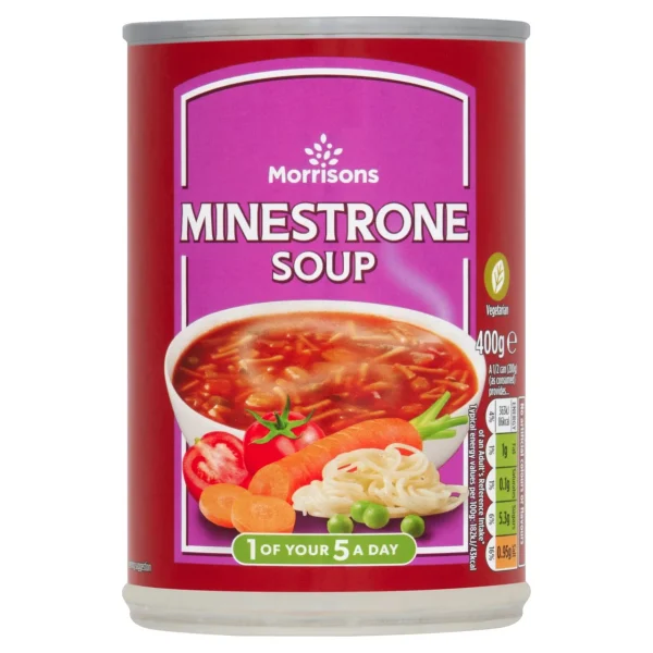 Morrisons Minestrone Soup 12x400g