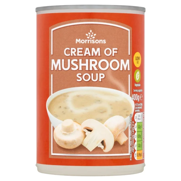 Morrisons Cream of Mushroom Soup 12x400g
