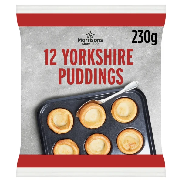 Morrisons 12 Yorkshire Puddings 22x230g