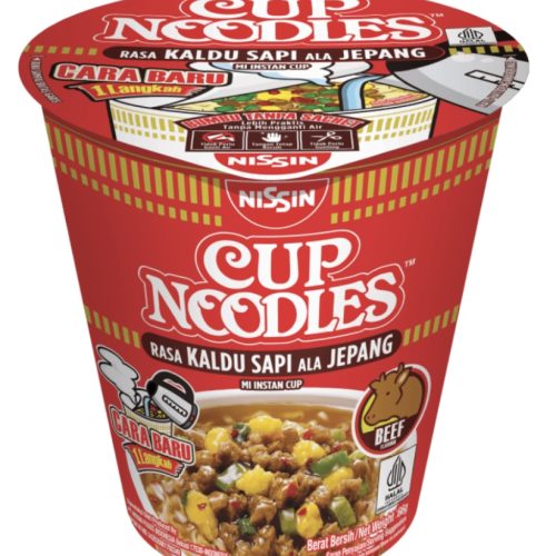 Nissin Cup Noodles Japanese Style Beef (Halal) 12x62g