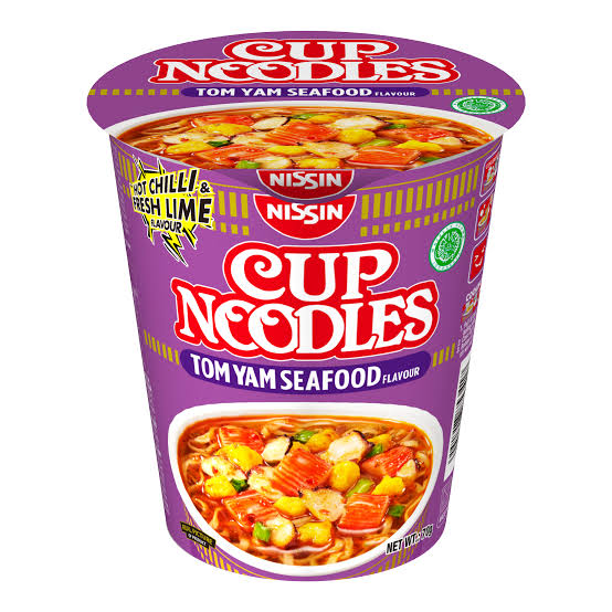 Nissin Cup Noodles Tom Yam Seafood (Halal) 12x69g