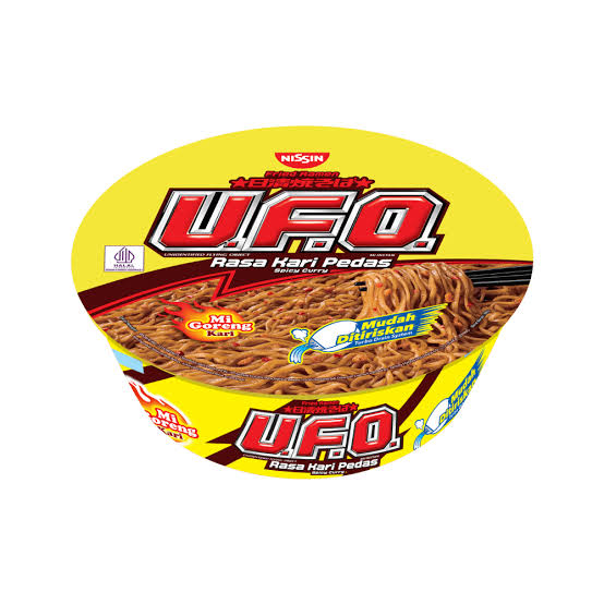 Nissin UFO Spicy Curry Dry (Halal) 12x88g