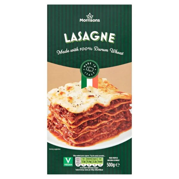 Morrisons Lasagne Sheets 12x500g