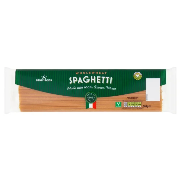 Morrisons Wholewheat Spaghetti 24x500g