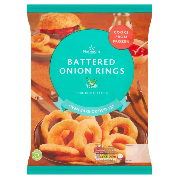 Morrisons Battered Onion Rings 20x500g