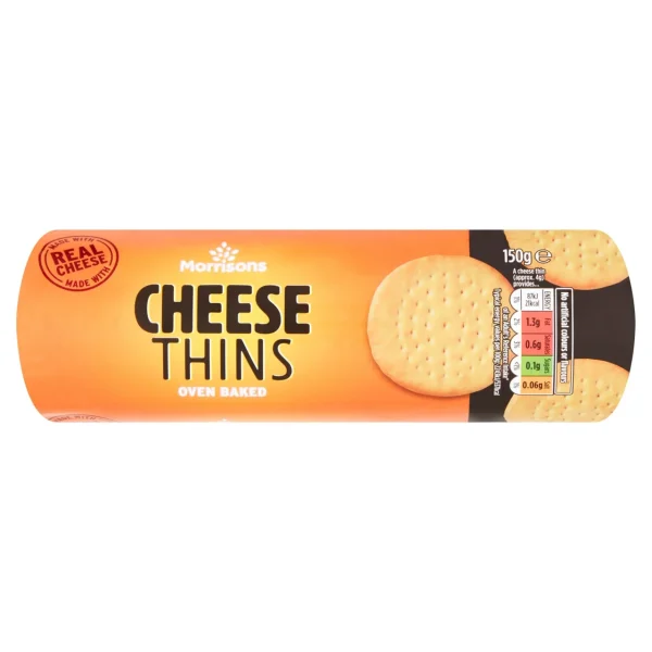 Morrisons Cheese Thins 12x150g