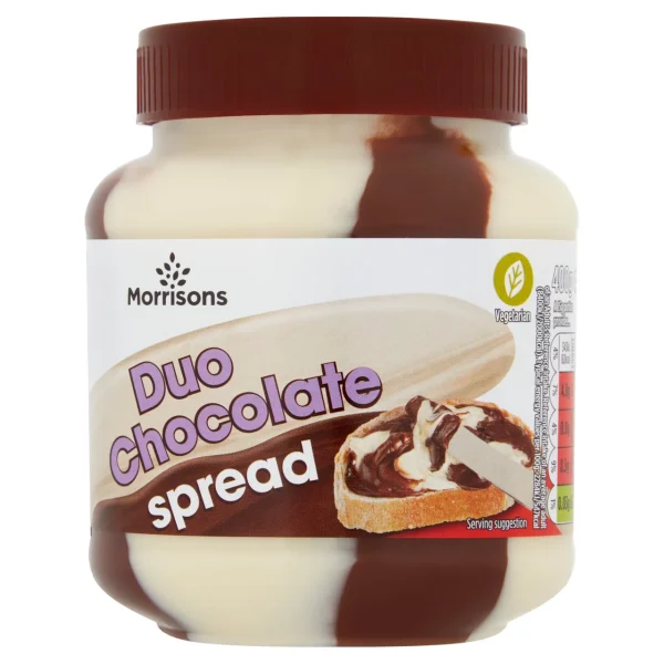 Morrisons Duo Chocolate Spread 6x400g