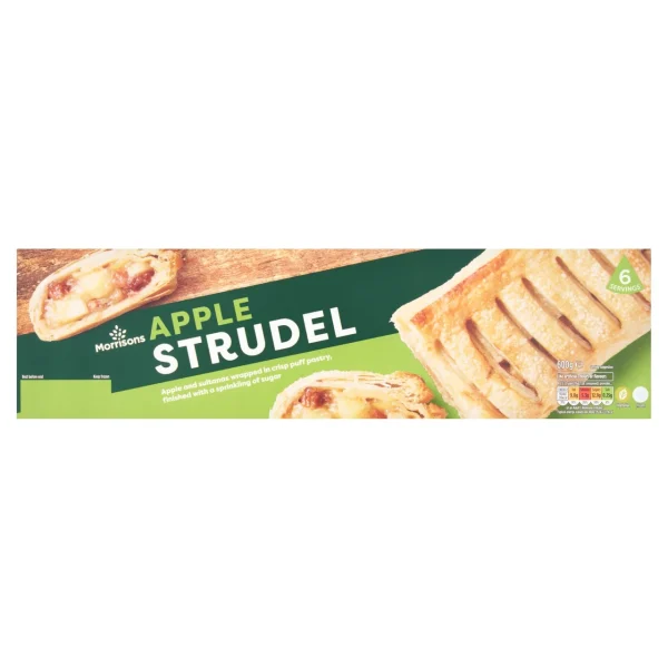 Morrisons Apple Strudel 12x600g
