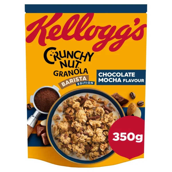 Kellogg's UK Crunchy Nut Granola Barista Edition Chocolate Mocha 6x350g