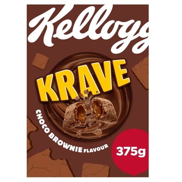 Kelloggs Krave Choco Brownie 6x375g