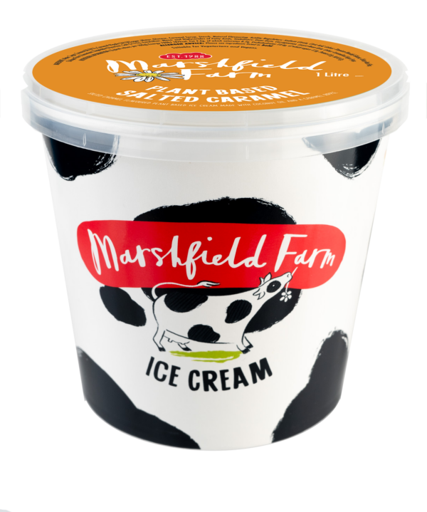 Marshfield Plant Based Salted Caramel  4 x 1 Litre