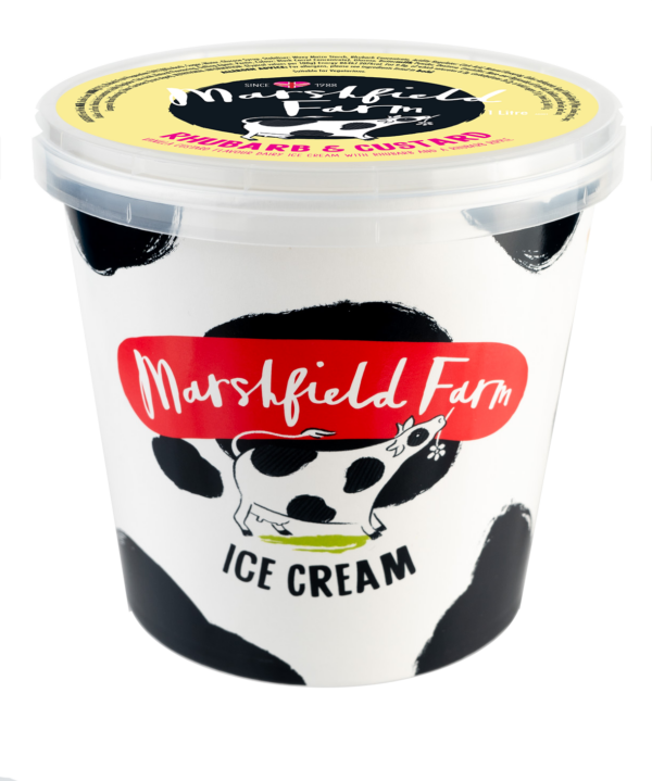 Marshfield Rhubbard Custard 4 x 1 Litre