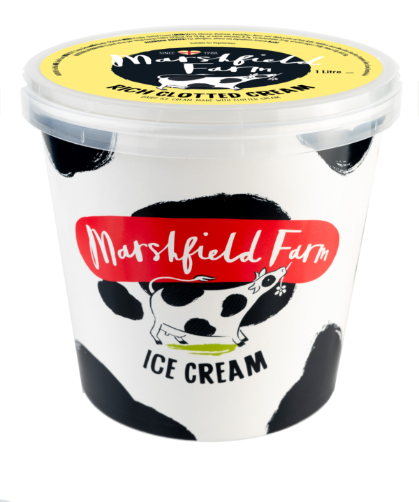 Marshfield Rich Clotted Cream 4 x 1 Litre