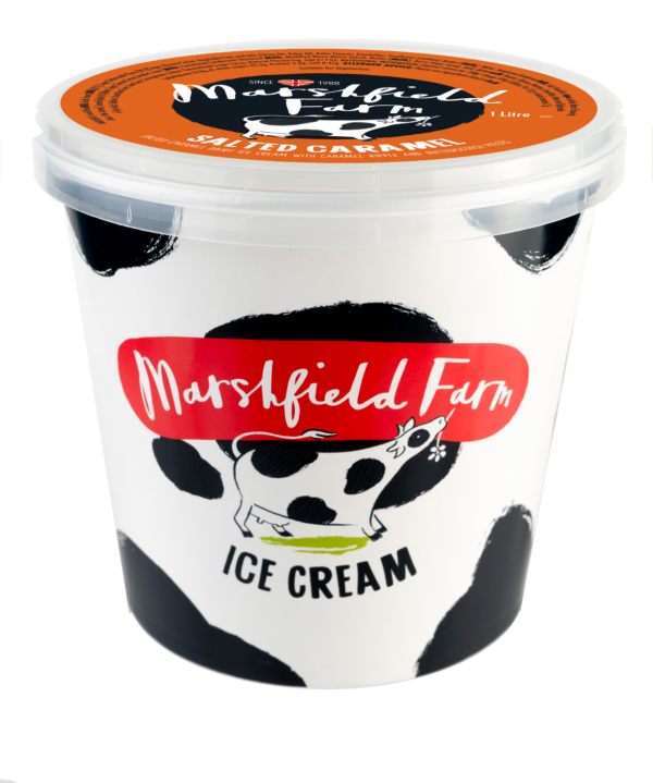 Marshfield Salted Caramel 4 x 1 Litre